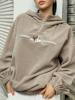 EMMIOL Felpe con cappuccio in montone con mezza zip