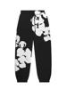 EMMIOL Pantalones deportivos con estampado floral abstracto
