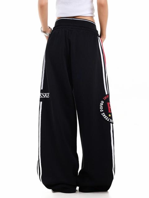 Pantaloni della tuta con stampa retrò Hot Girl