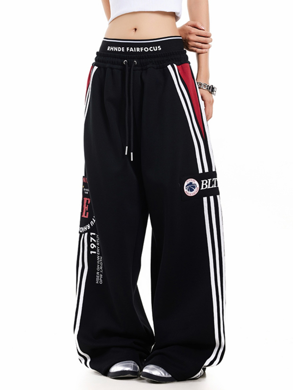 EMMIOL Retro Hot Girl Print Sweatpants
