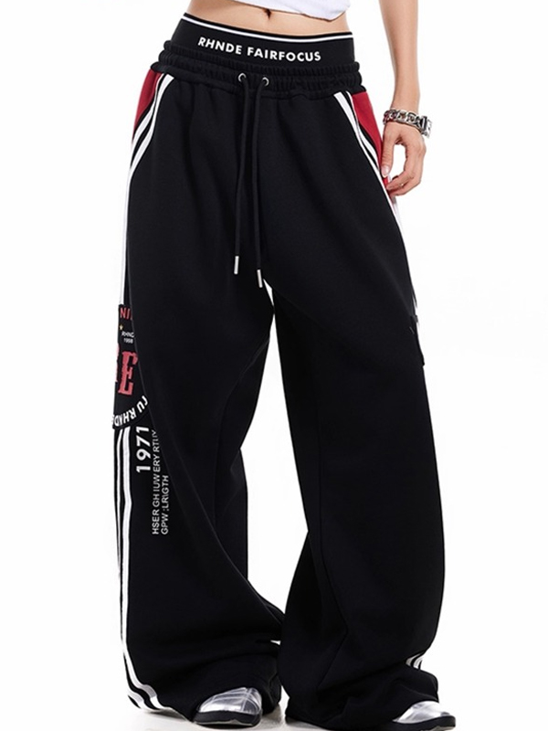 EMMIOL Retro Hot Girl Print Sweatpants