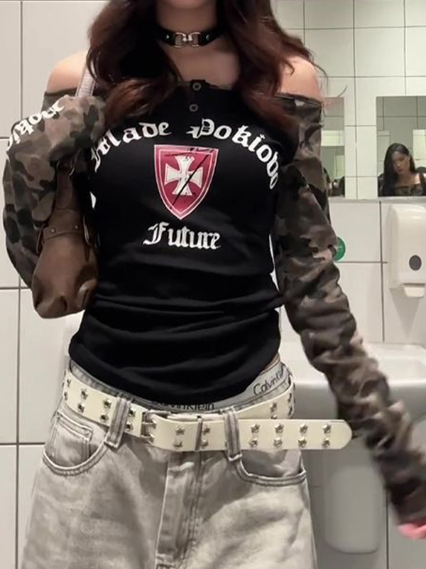 EMMIOL American Style Camouflage Long Sleeve