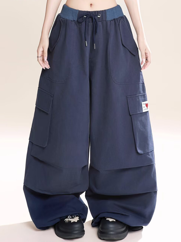 EMMIOL Pantalones anchos de baile callejero de hip-hop