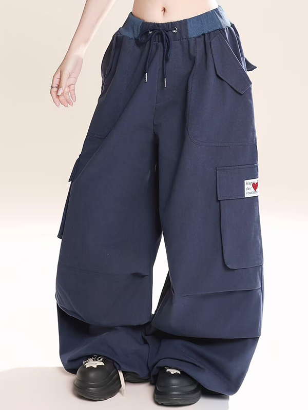 EMMIOL Pantalones anchos de baile callejero de hip-hop