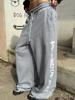 EMMIOL Pantalones anchos con estampado retro de chica sexy
