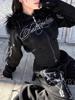 EMMIOL Detachable Fleece Hooded Print Jacket