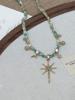 EMMIOL Shell Bead Butterfly Choker Necklace