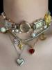 EMMIOL Collana girocollo in metallo vintage realizzata a mano