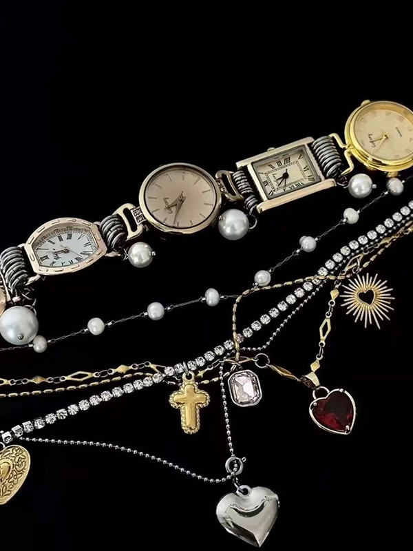 EMMIOL Collana girocollo in metallo vintage realizzata a mano