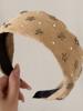 EMMIOL Diadema de ala ancha con remaches de estrella