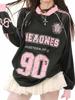 EMMIOL Digital Sports Printing Oversized Long Sleeve