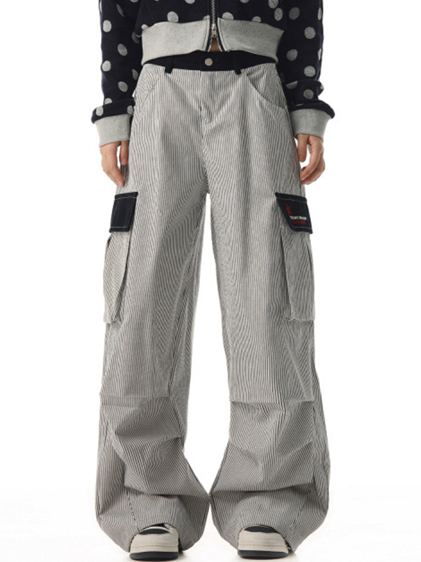 EMMIOL Pantalones cargo con cuchillo curvo antiguo