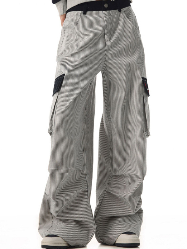 EMMIOL Pantalones cargo con cuchillo curvo antiguo