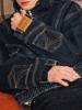 EMMIOL Retro Reverse Wash Denim Jacket