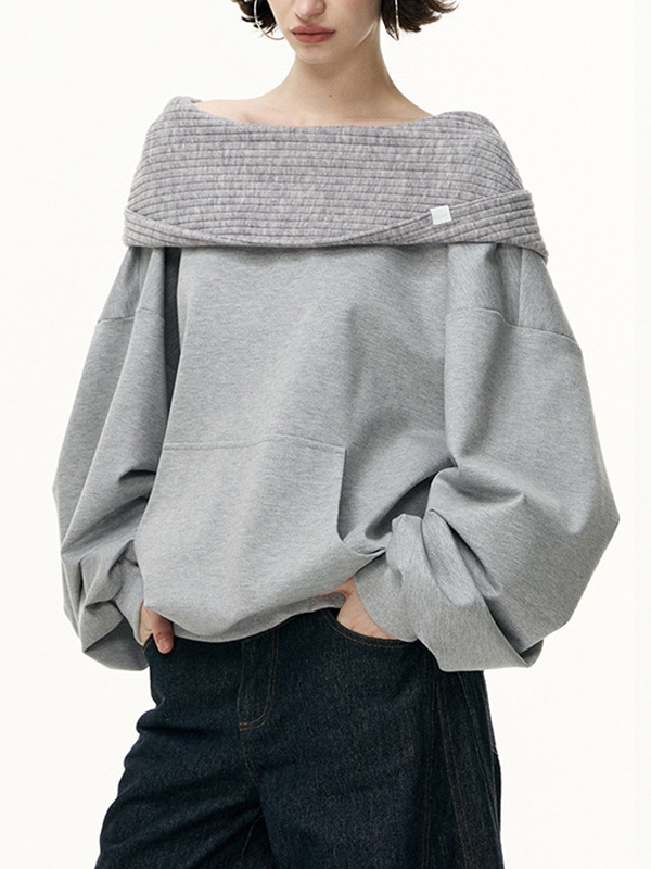 EMMIOL Mamba Cotton Blend Fabric Oversized Long Sleeve