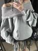 EMMIOL Mamba Cotton Blend Fabric Oversized Long Sleeve