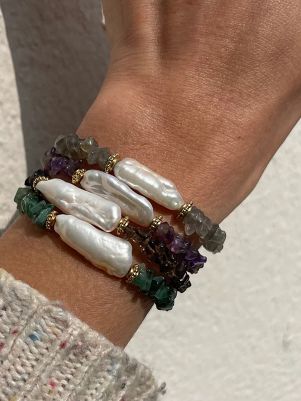 EMMIOL Barockes Perlenarmband