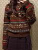 EMMIOL Retro Ethnic Patterns Sweaters