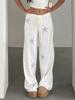 EMMIOL Retro Star Print Straight Leg Pants
