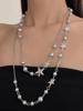 EMMIOL Pearl Star Metal Necklace