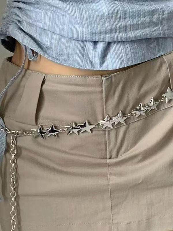 EMMIOL Double Star Metal Belly Chain