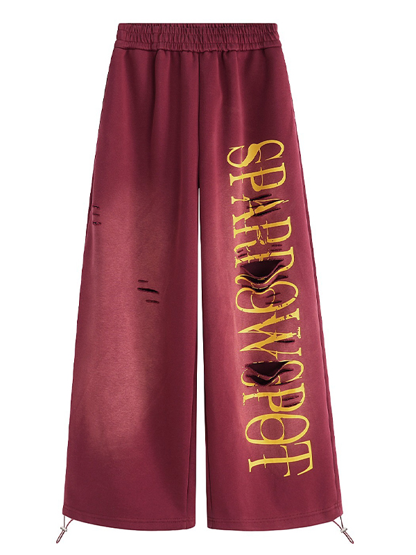 EMMIOL Jogginghose mit Retro-Musterdruck