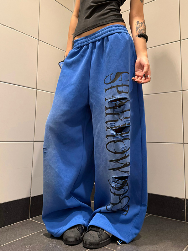 EMMIOL Jogginghose mit Retro-Musterdruck