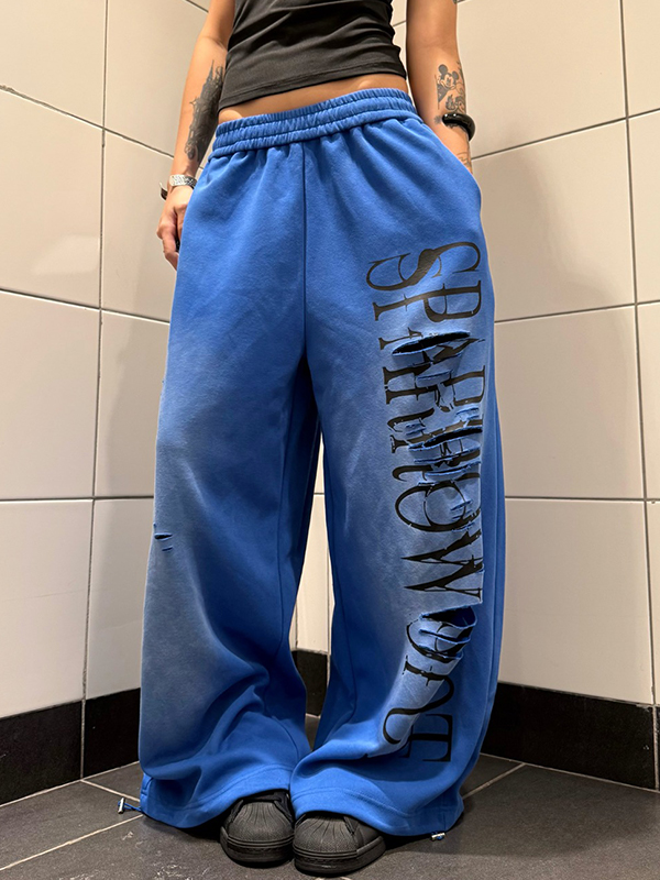 EMMIOL Jogginghose mit Retro-Musterdruck