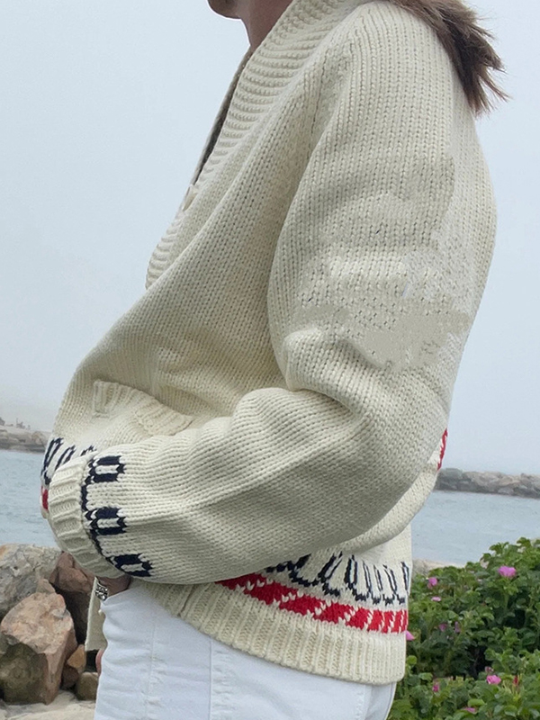 EMMIOL Casual Commuter Print Sweaters