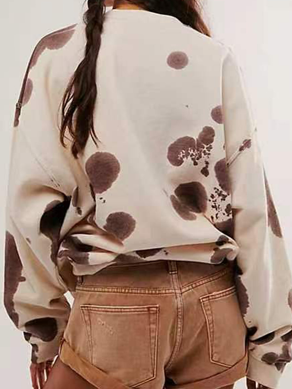 EMMIOL Sweatshirts mit Nationalflaggen-Print