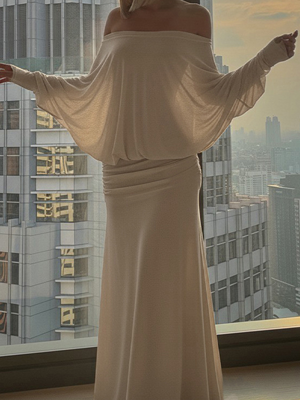 EMMIOL One-Shoulder Dress Maxi Dress