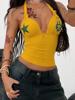 EMMIOL Chaleco halter sexy de estilo callejero americano