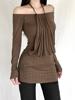 EMMIOL Neck Tie Mini Dress