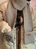 EMMIOL Sciarpa con design tascabile divertente