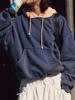 EMMIOL Farbblockierung in Western-Mode-Sweatshirts
