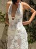EMMIOL Strapless Jacquard Resort Maxi Dress