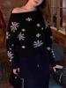 EMMIOL Snowflakes At Christmas Sweaters
