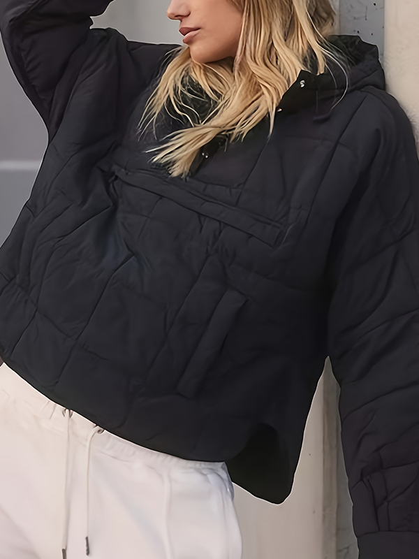 EMMIOL Gesteppte Pullover Puffer Sweatshirts