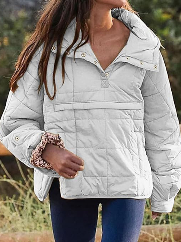 EMMIOL Gesteppte Pullover Puffer Sweatshirts