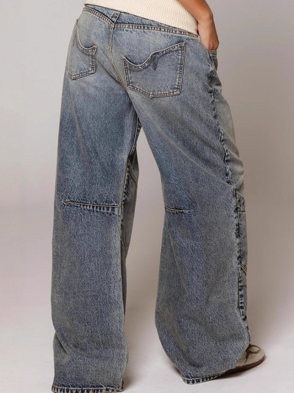 EMMIOL Vaqueros boyfriend desgastados estilo retro urbano