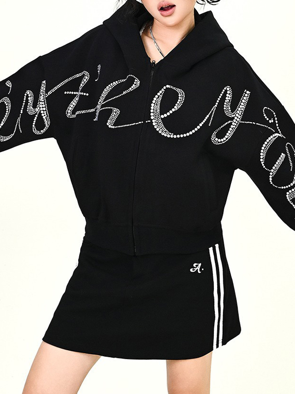 EMMIOL Sweatshirts mit englischem Rautenmuster