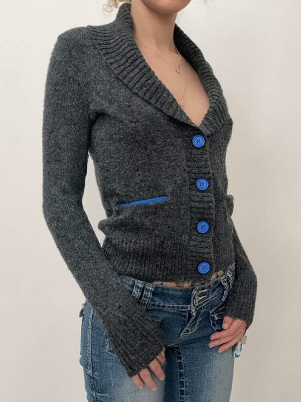 EMMIOL Color-Blocked Minimalism Sweaters