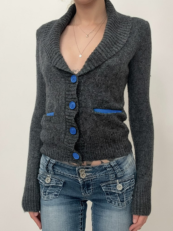 EMMIOL Color-Blocked Minimalism Sweaters