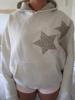 EMMIOL Star Leopard Print Sweatshirts