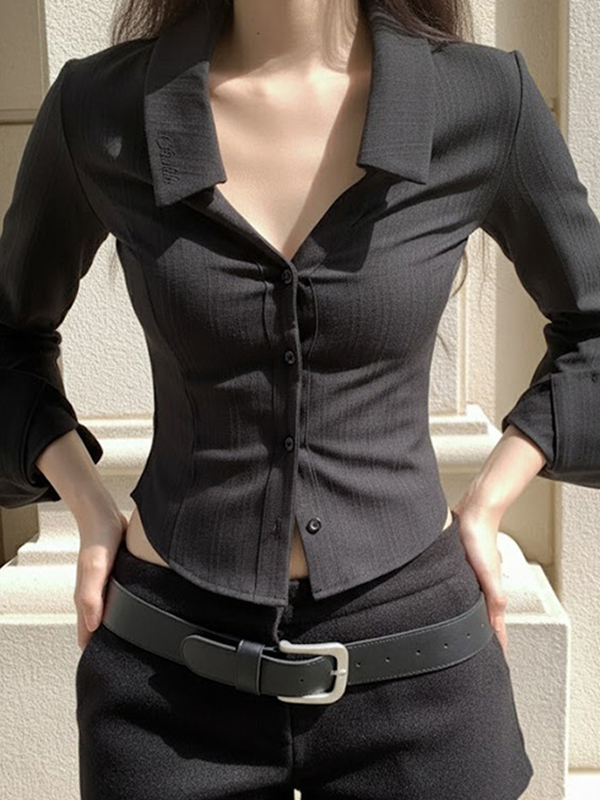 EMMIOL Spicy Girl Slim Fit Maniche Lunghe