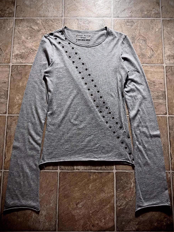 EMMIOL Manica lunga con stampa chitarra scura