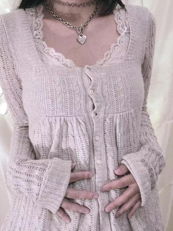 EMMIOL Soft Twill Cloth Sweaters