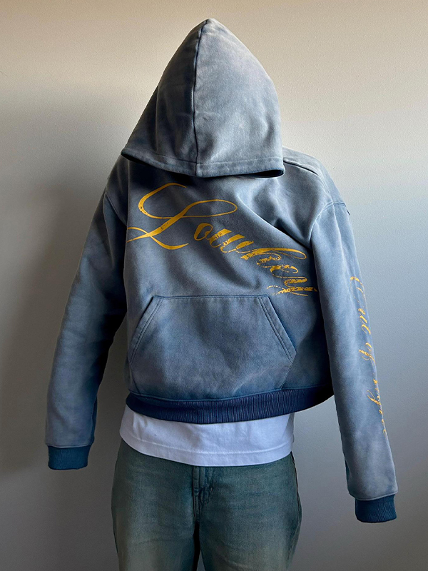 EMMIOL Sudaderas con estampado de letras de moda de hip-hop