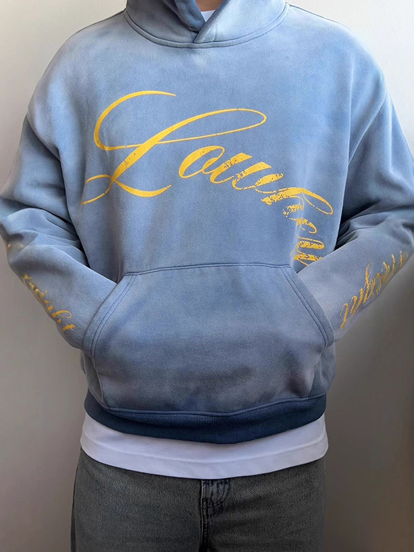 EMMIOL Sudaderas con estampado de letras de moda de hip-hop