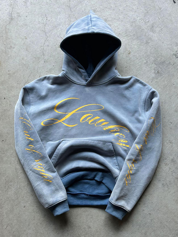 EMMIOL Sudaderas con estampado de letras de moda de hip-hop